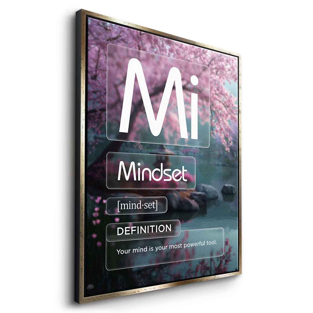 Leinwandbild Mindset (Mi) Farbig