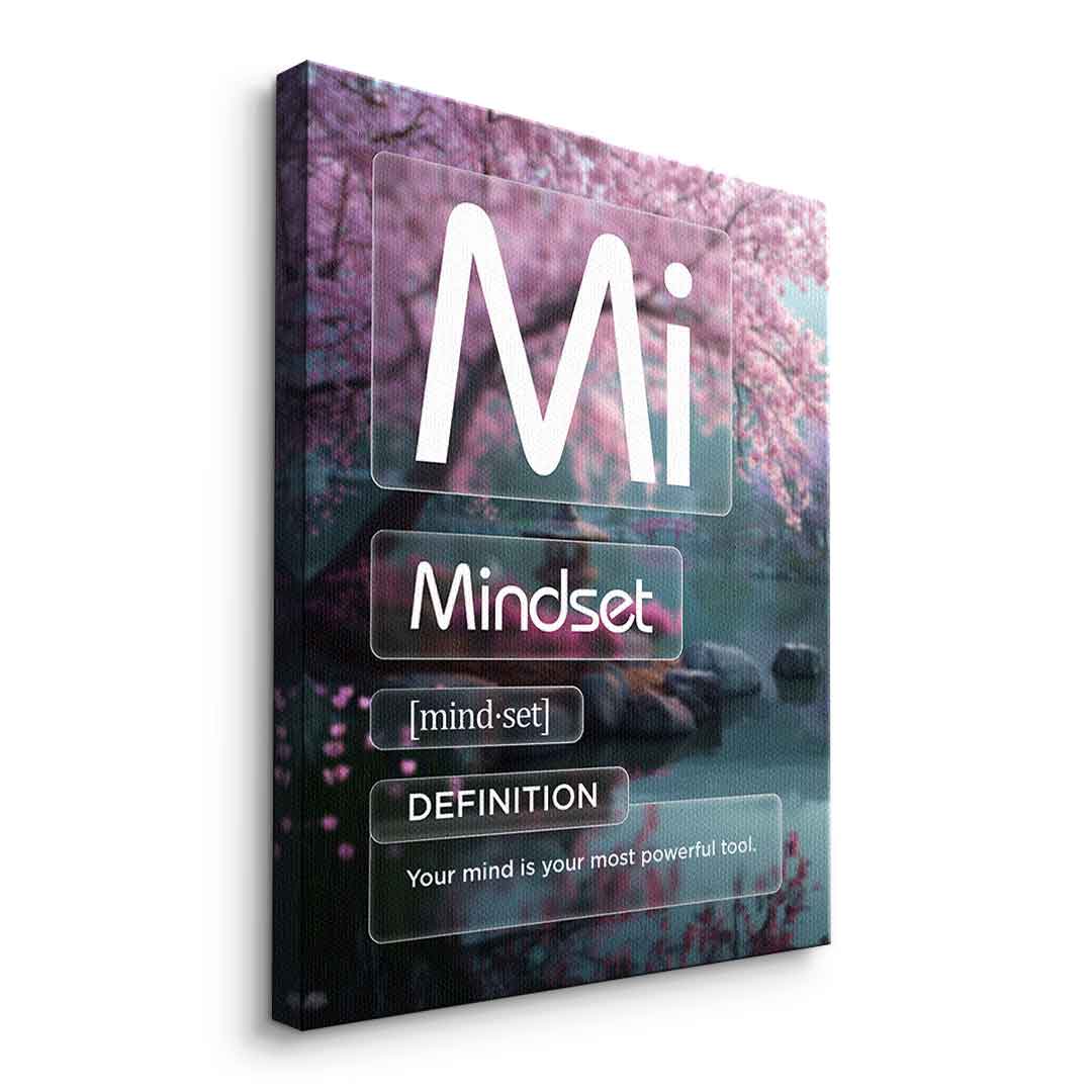 Leinwandbild Mindset (Mi) Farbig