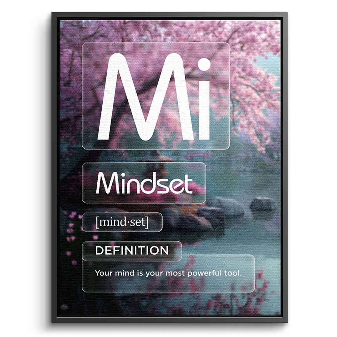 Leinwandbild Mindset (Mi) Farbig