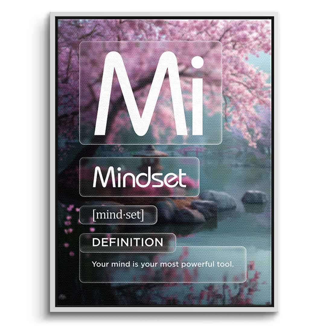 Leinwandbild Mindset (Mi) Farbig