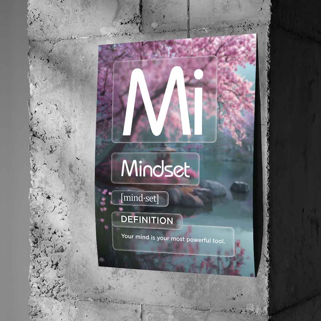 Poster Mindset (Mi) Farbig