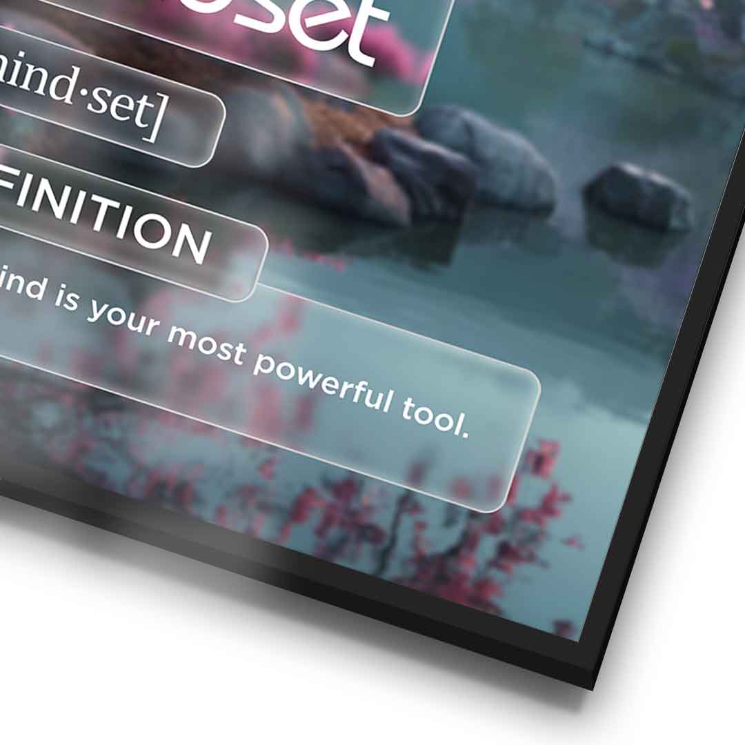 Poster Mindset (Mi) Farbig