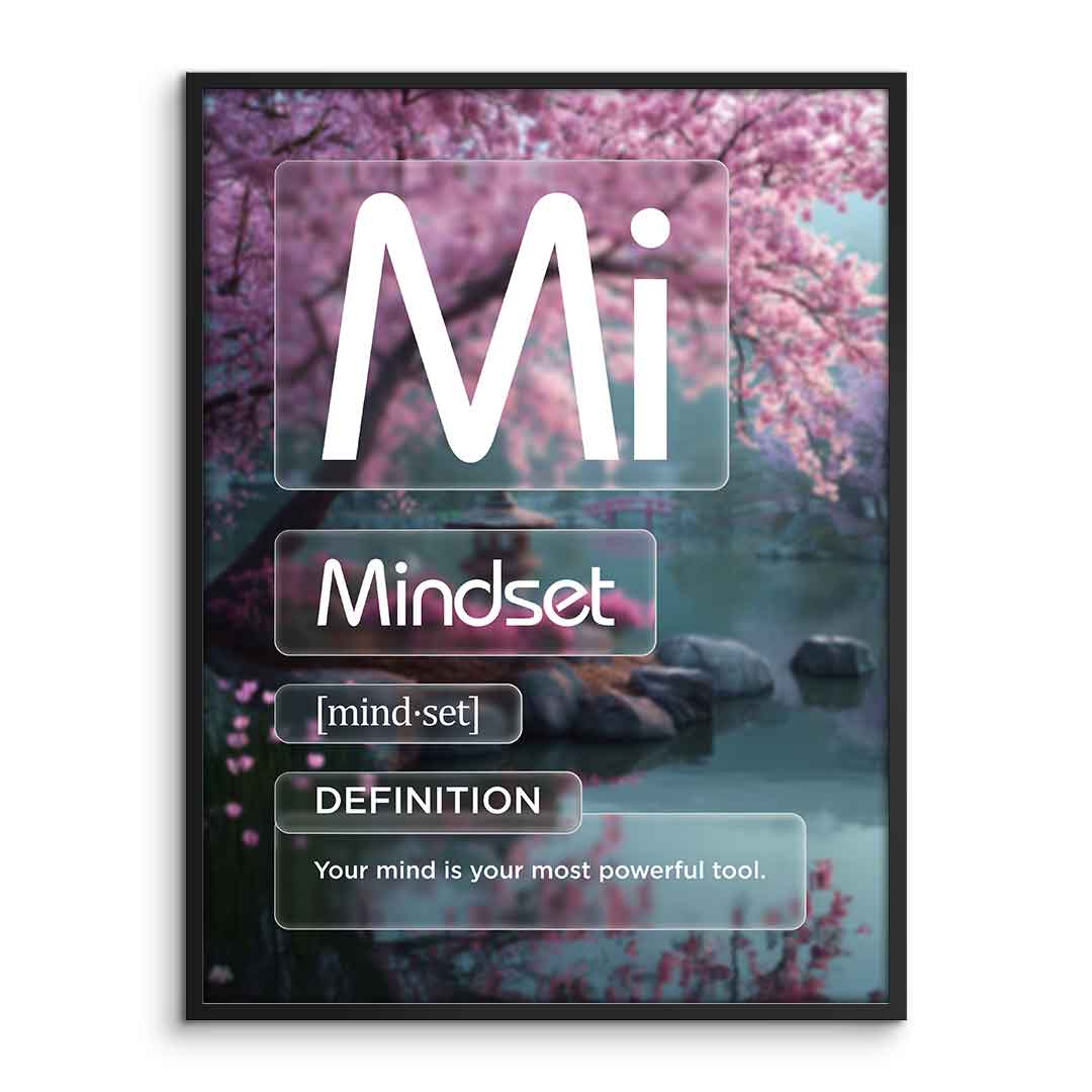 Poster Mindset (Mi) Farbig