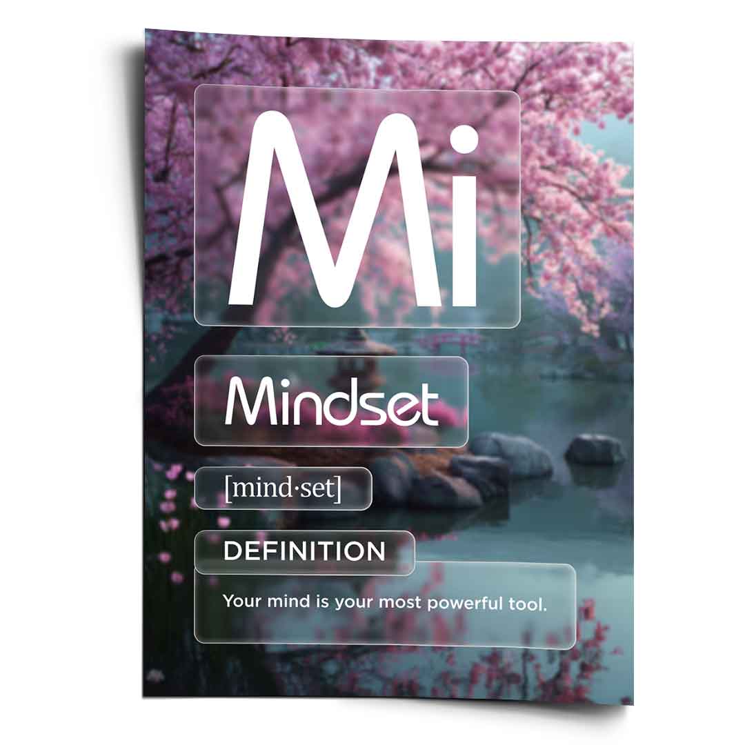 Poster Mindset (Mi) Farbig