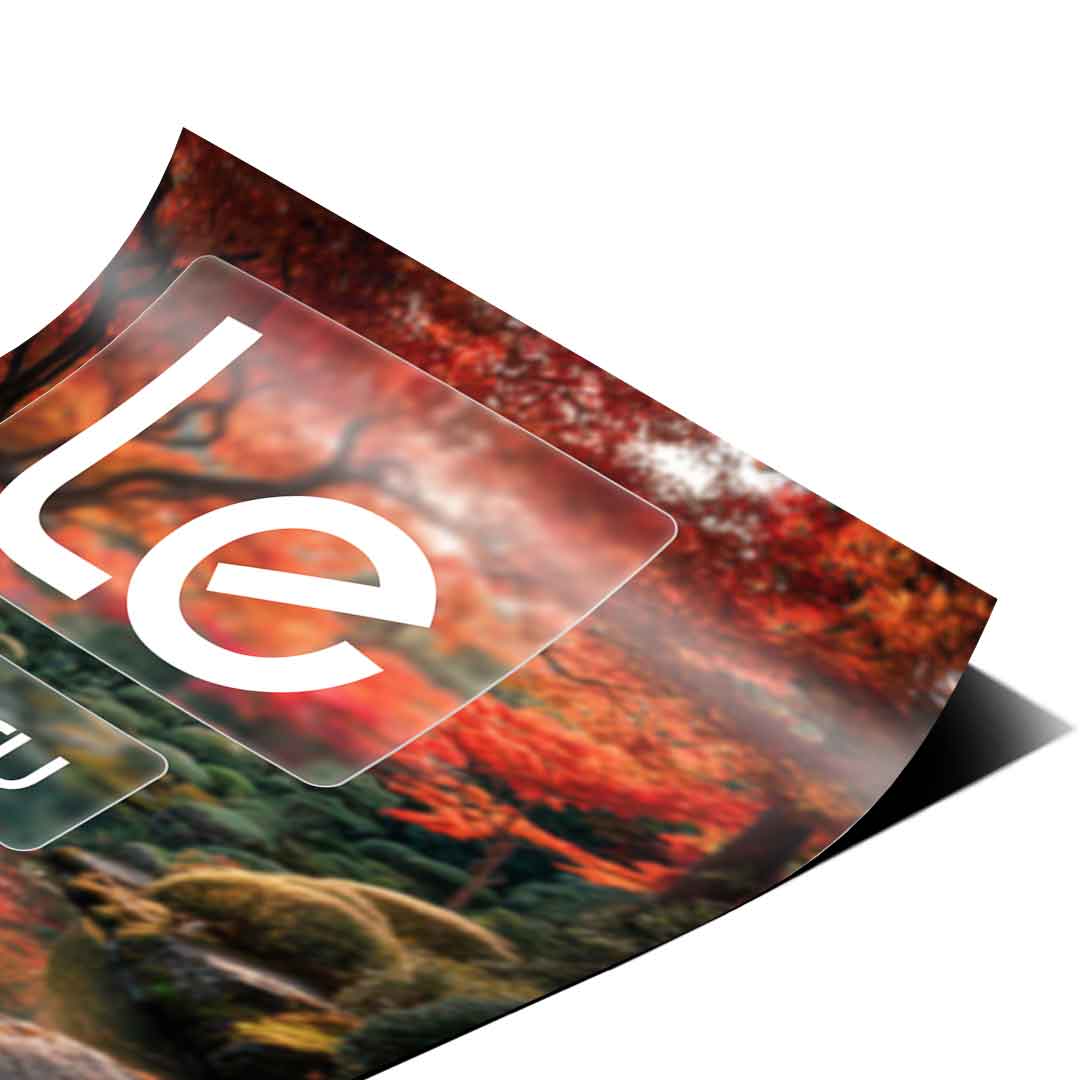 DOTCOMCANVAS® Legacy (Le) Poster Version Farbig – Eck-Detail