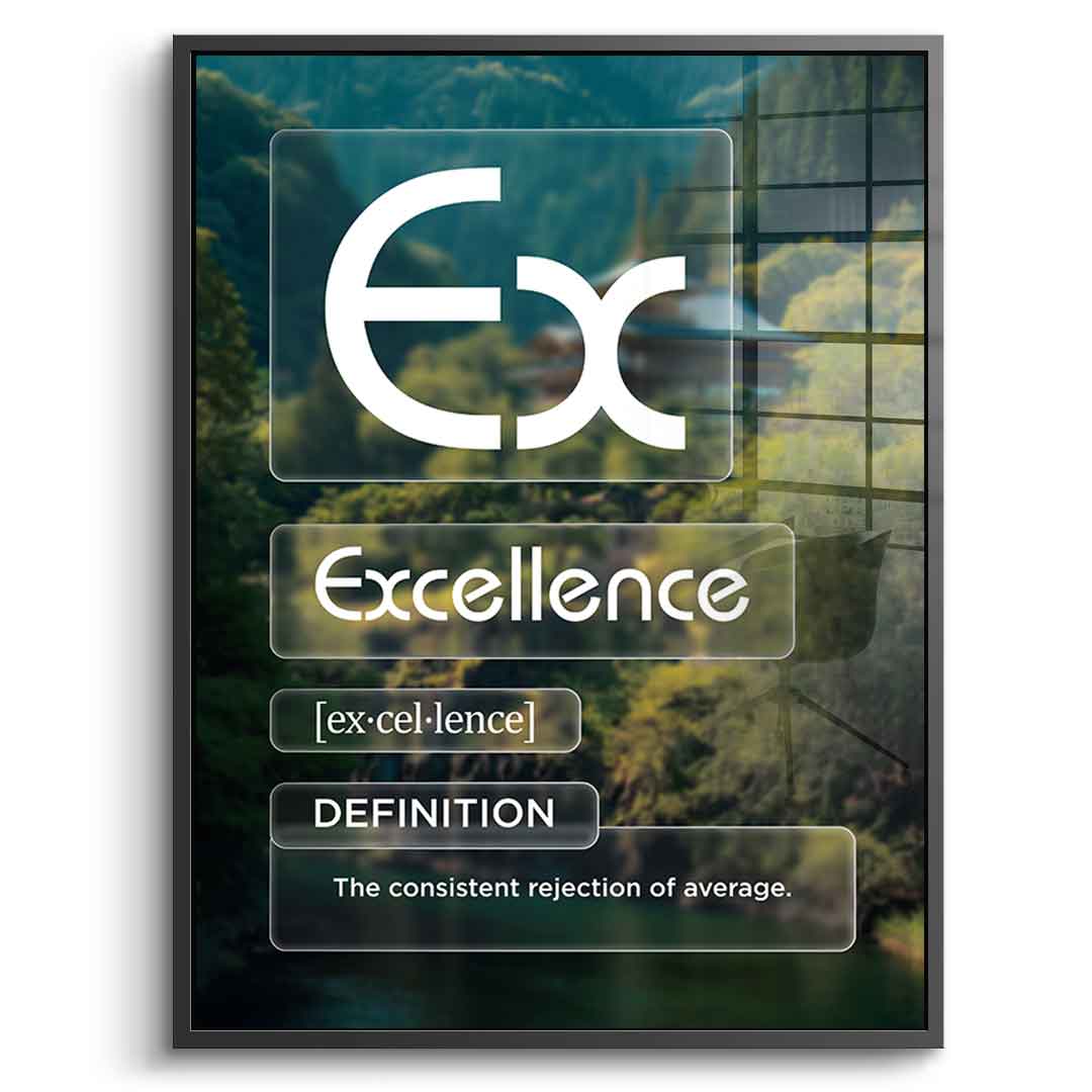 DOTCOMCANVAS® Excellence (Ex) Acrylglasbild Version Farbig – Echtheitszertifikat