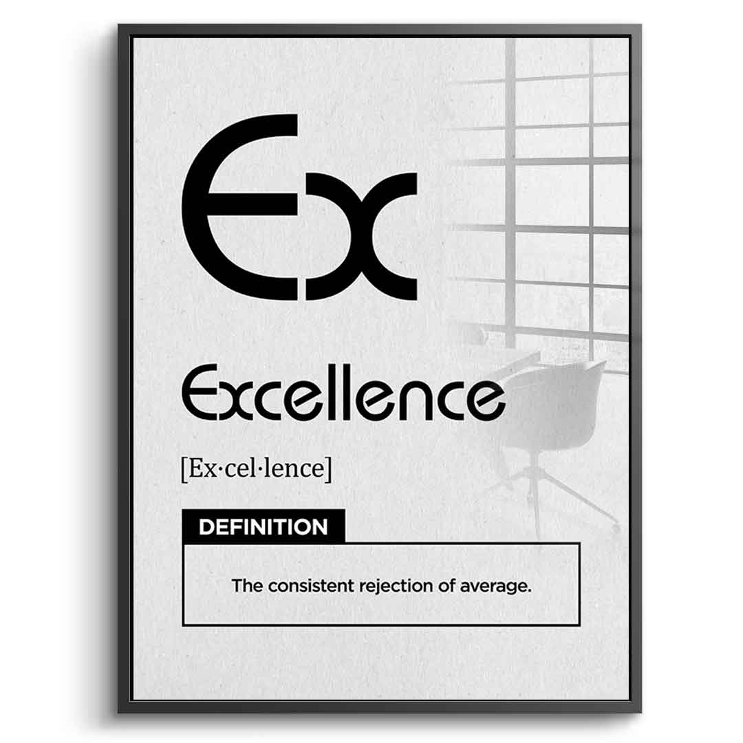 DOTCOMCANVAS® Excellence (Ex) Acrylglasbild Version Weiß – Echtheitszertifikat