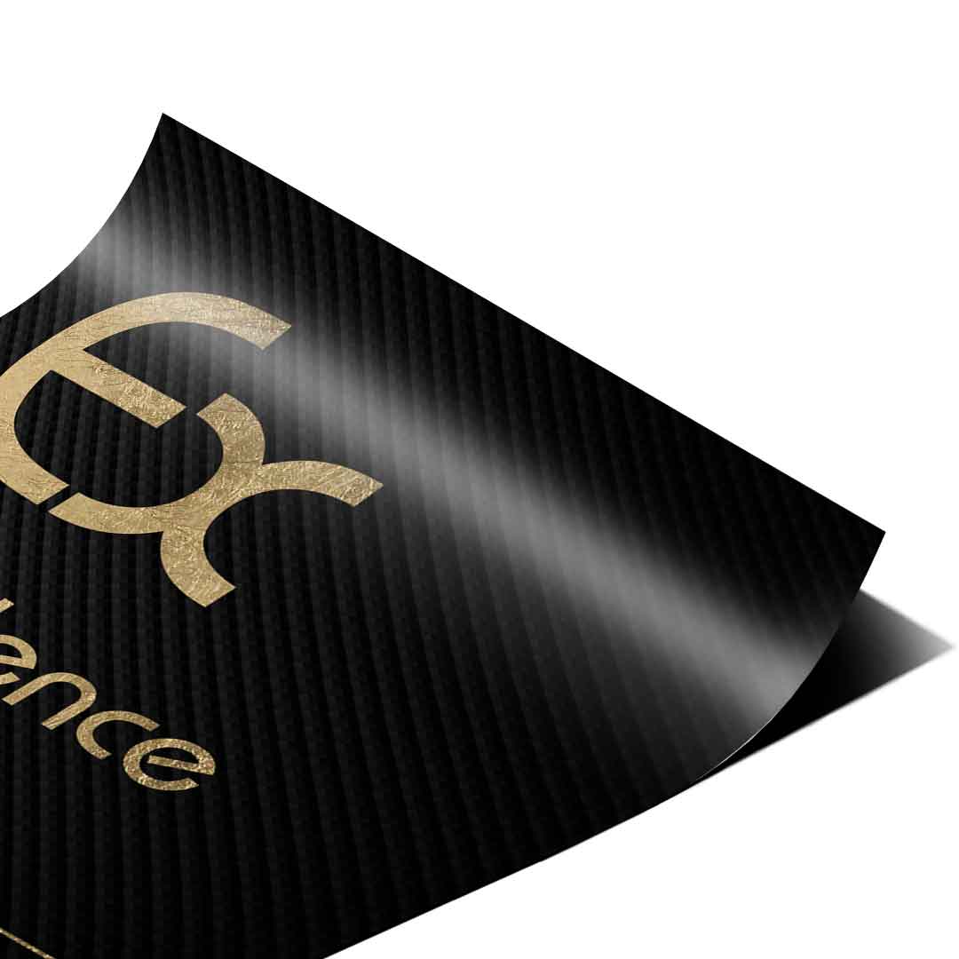 DOTCOMCANVAS® Excellence (Ex) Poster Version Schwarz – Eck-Detail