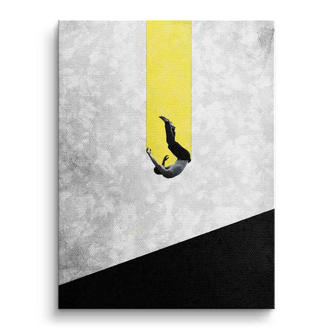 DOTCOMCANVAS® The great fall Leinwandbild – Vorderansicht ohne Rahmen