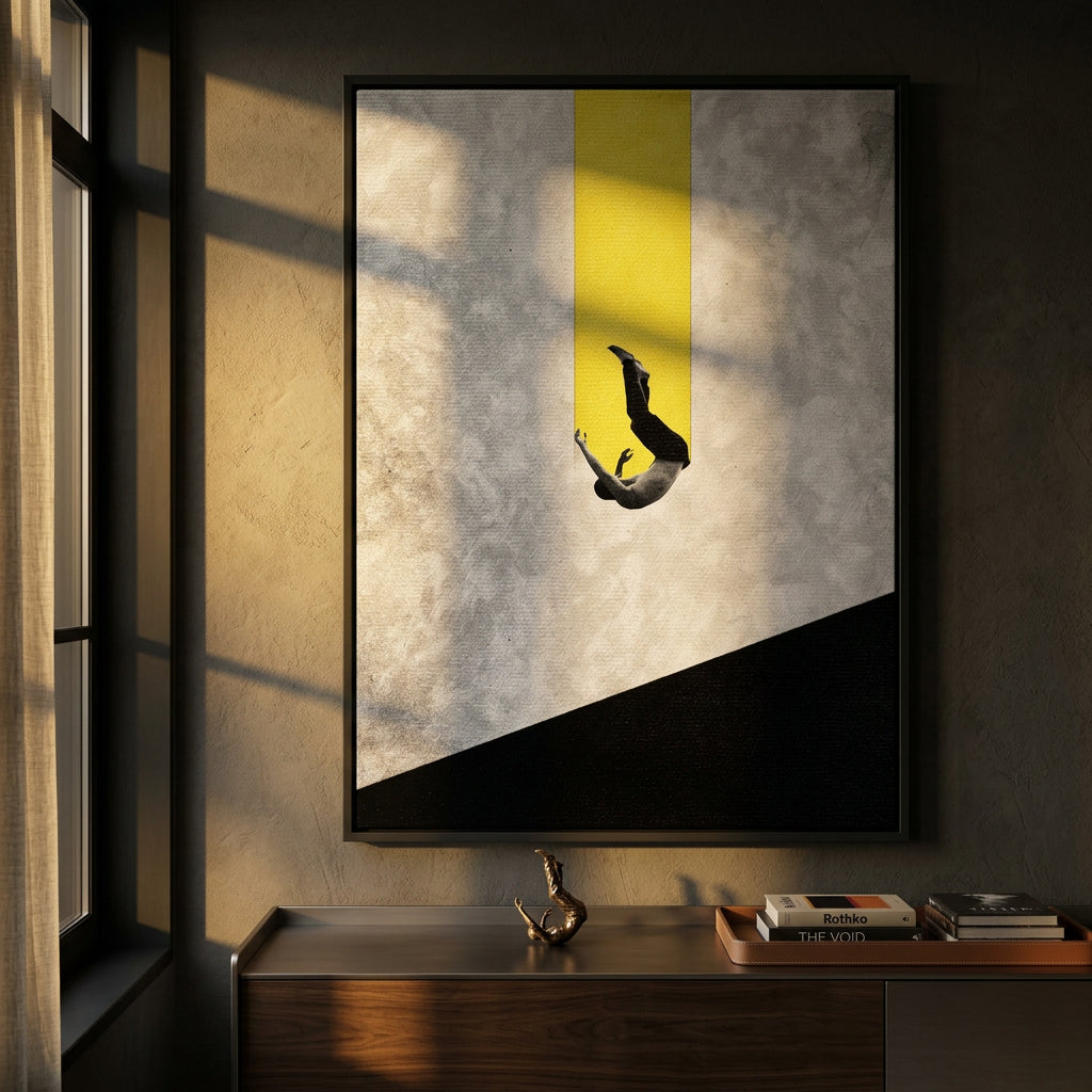 DOTCOMCANVAS® The great fall Leinwandbild – Raumansicht