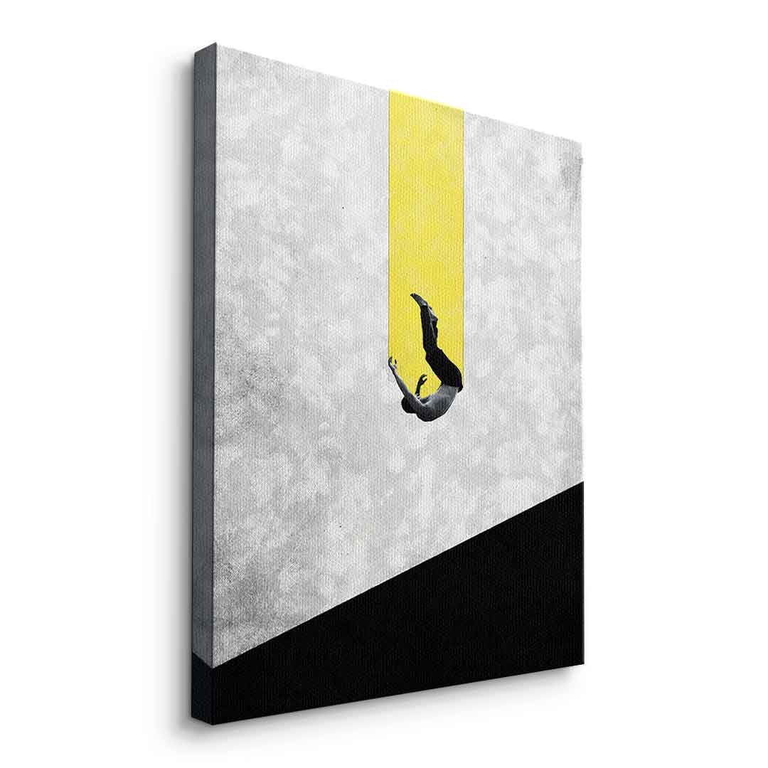 DOTCOMCANVAS® The great fall Leinwandbild – Größenvergleich