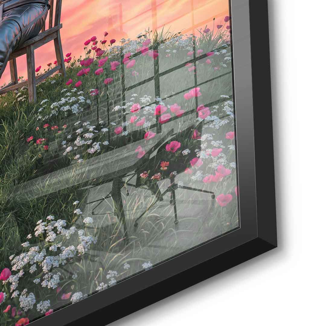 DOTCOMCANVAS® Astronaut's Big Dreams Acrylglasbild