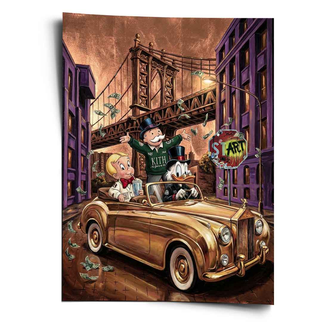 DOTCOMCANVAS New York Vibe Poster Frontansicht