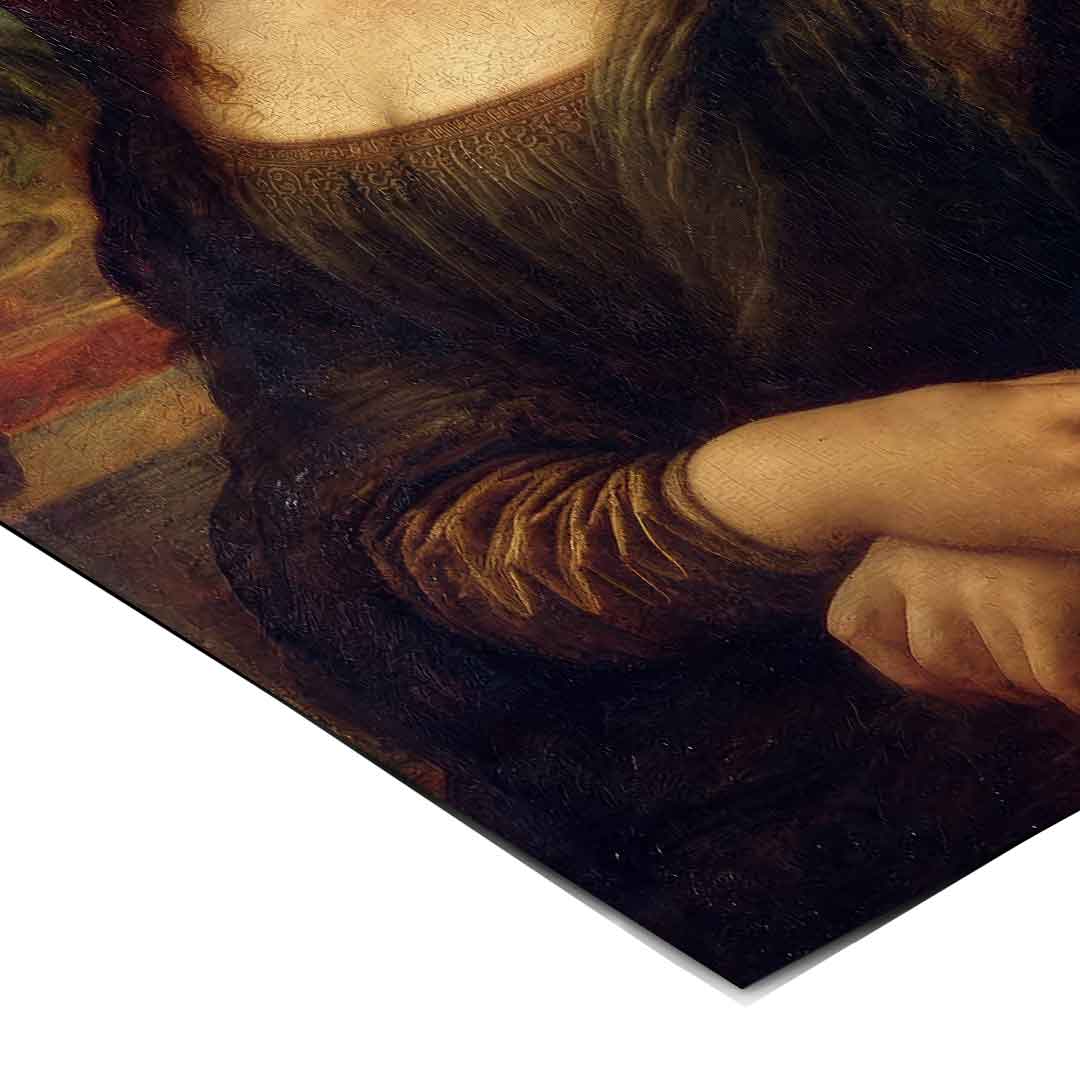 DOTCOMCANVAS Mona Lisa 2 for Toilett Poster – Humor Klassik WC Wandbild