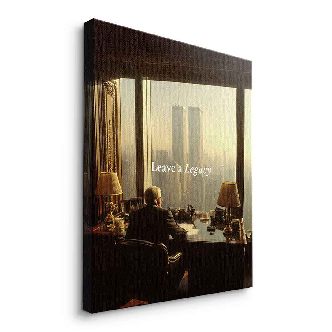 DOTCOMCANVAS Leave a Legacy Leinwandbild – Seitenansicht ohne Rahmen