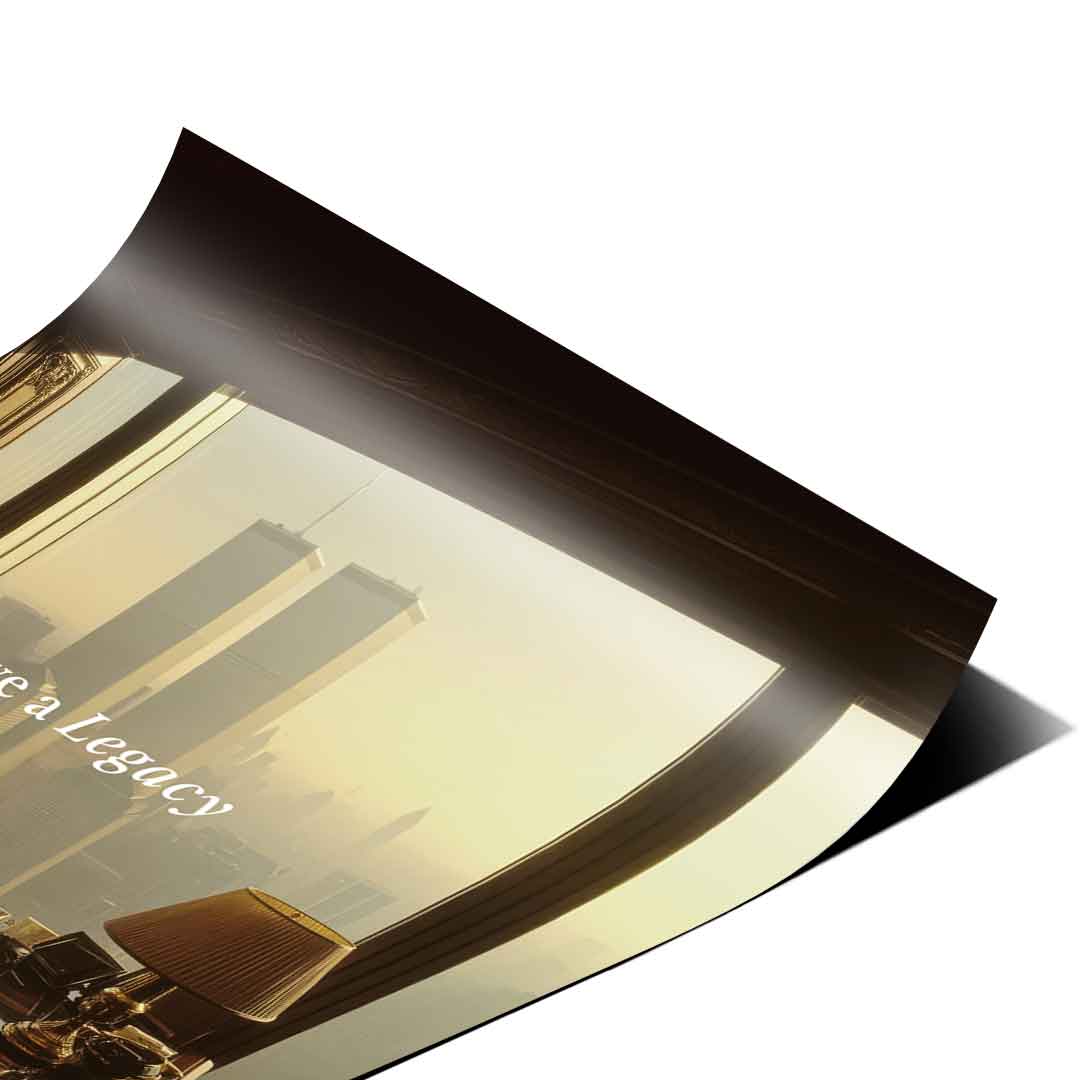 DOTCOMCANVAS Leave a Legacy Poster – Ecken Detail 2