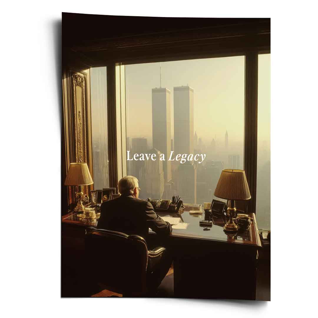DOTCOMCANVAS Leave a Legacy Poster – Vorderansicht