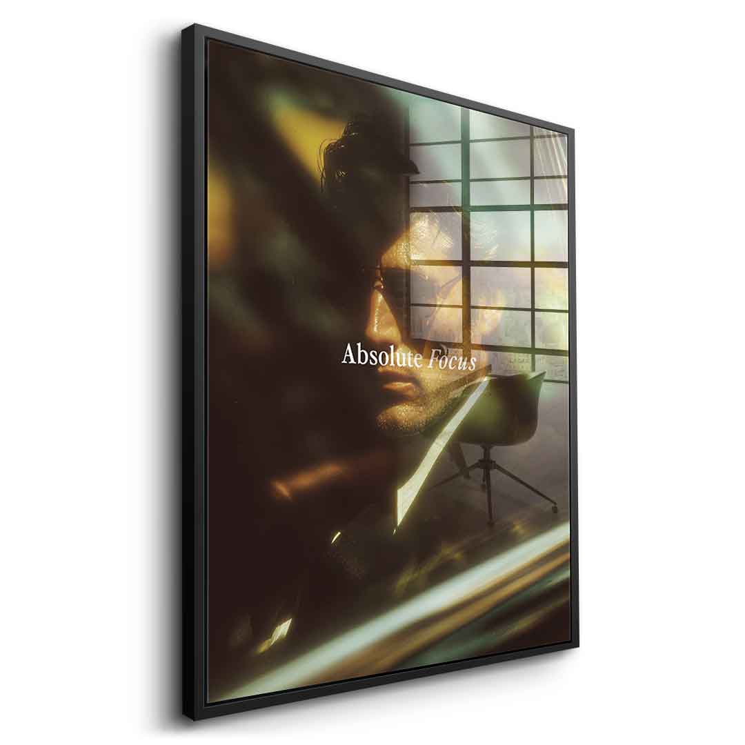DOTCOMCANVAS® Absolute Focus Acrylglas – Detailansicht