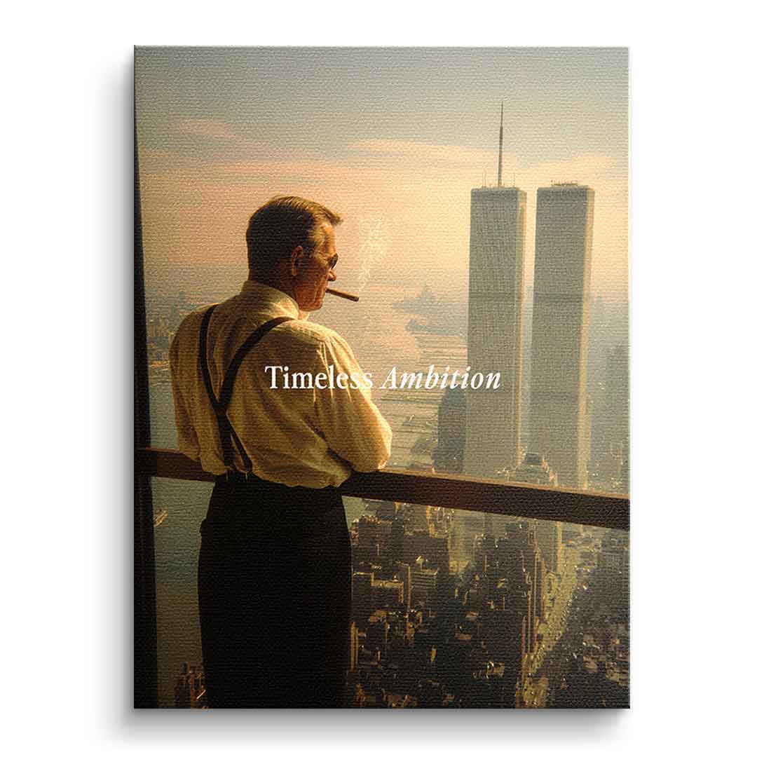 DOTCOMCANVAS Timeless Ambition Leinwandbild Frontansicht ohne Rahmen
