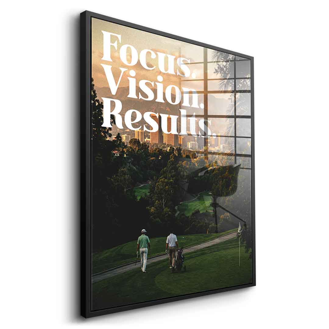Focus. Vision. Results. Seitenansicht