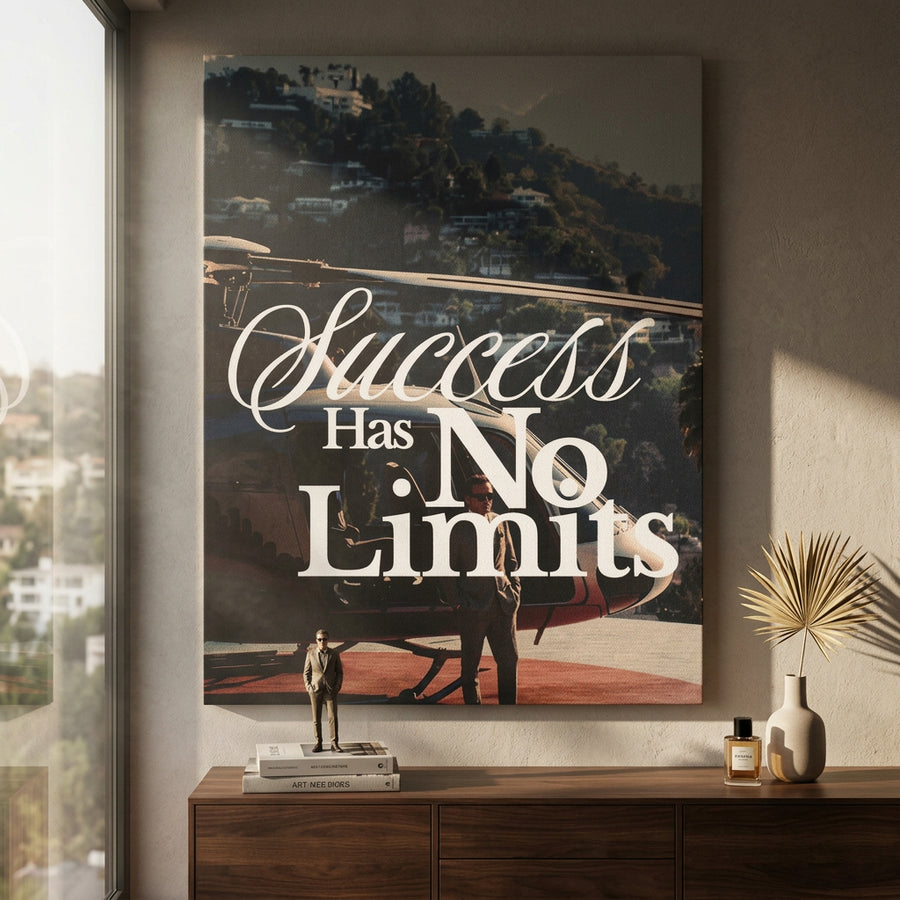 Success has no limits Leinwandbild Raum