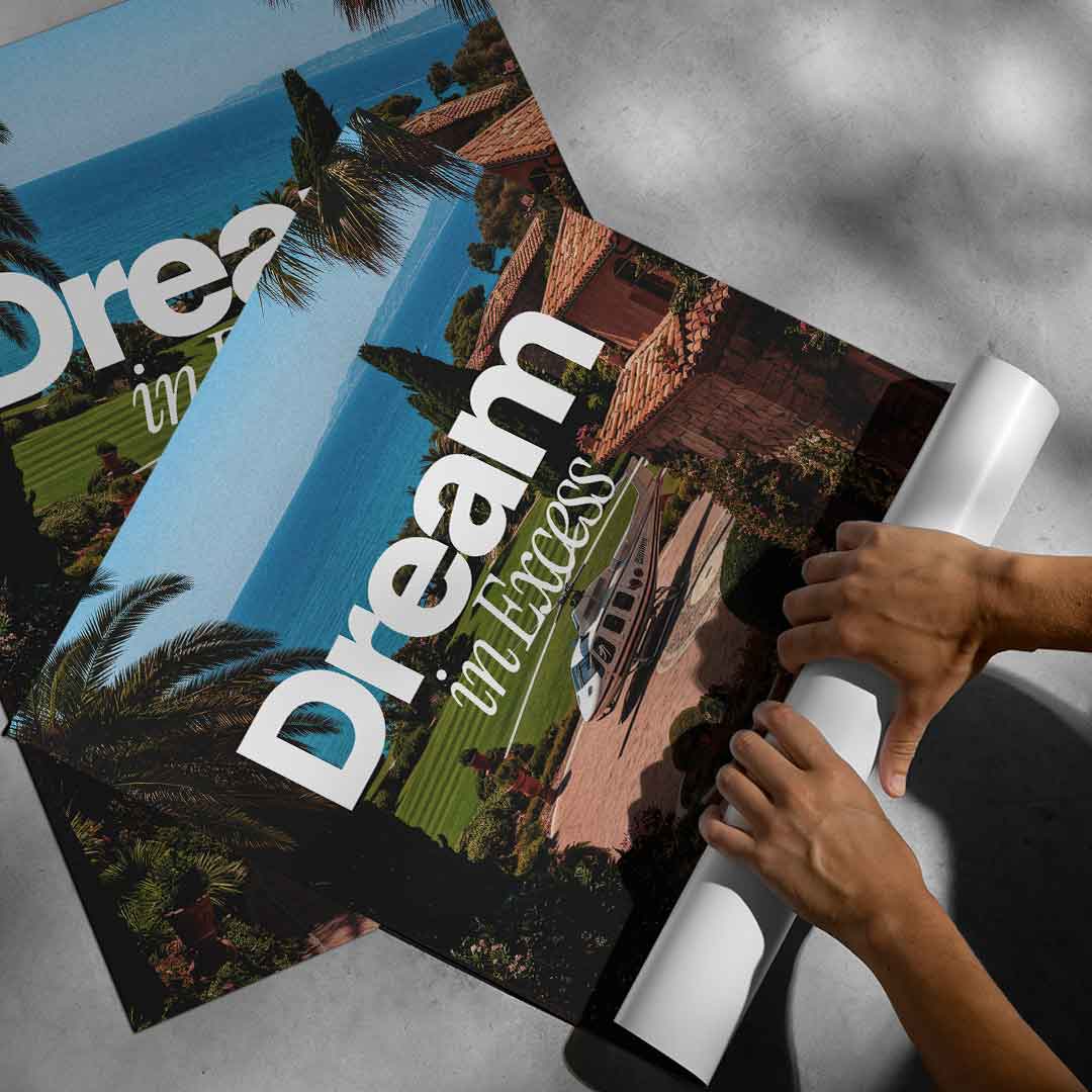 Dream in Excess Poster Rollup