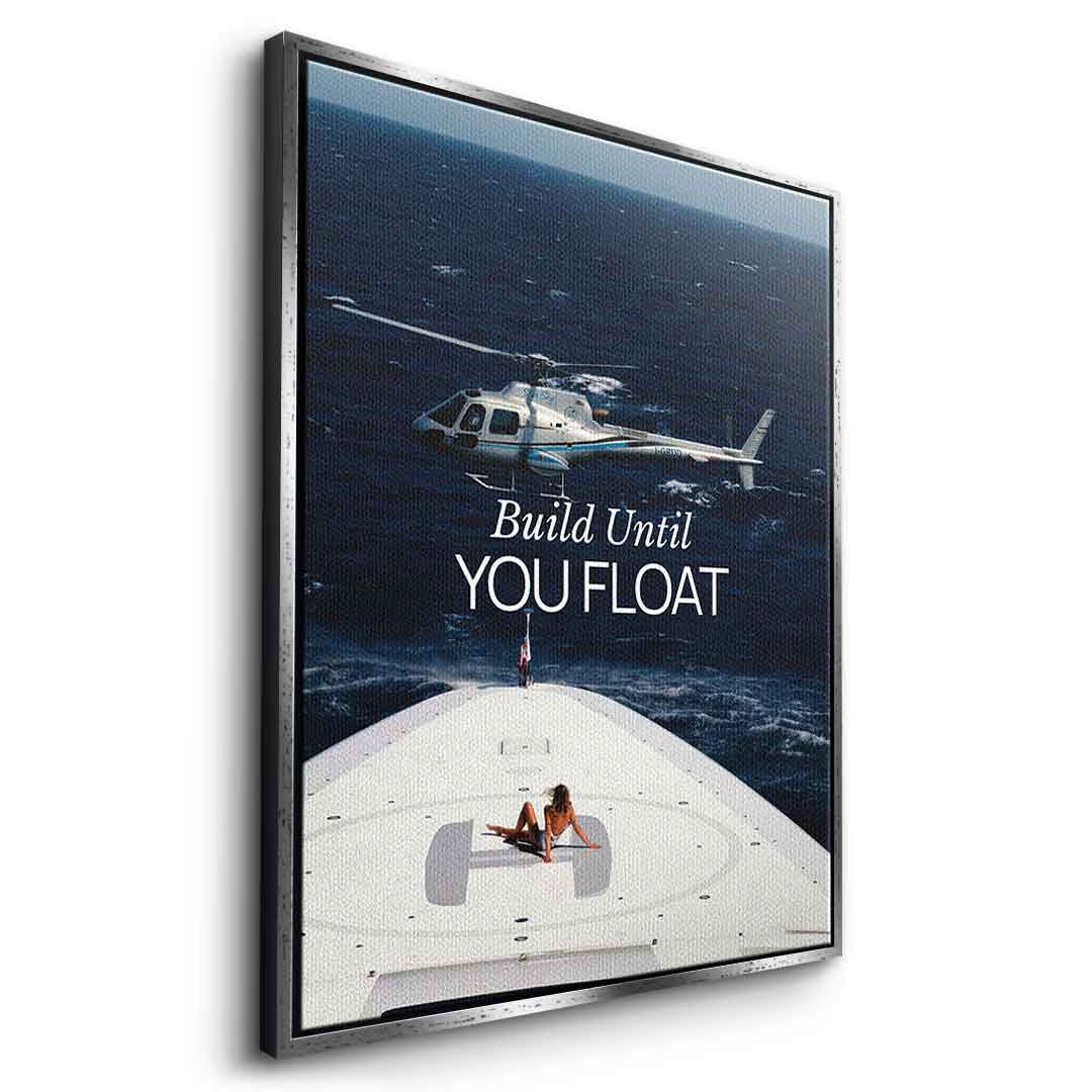 Build Until You Float Canvas 13