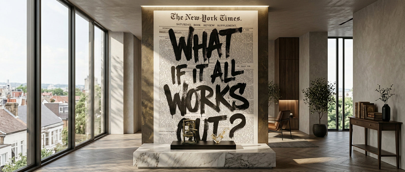 What if it all works out Poster Banner