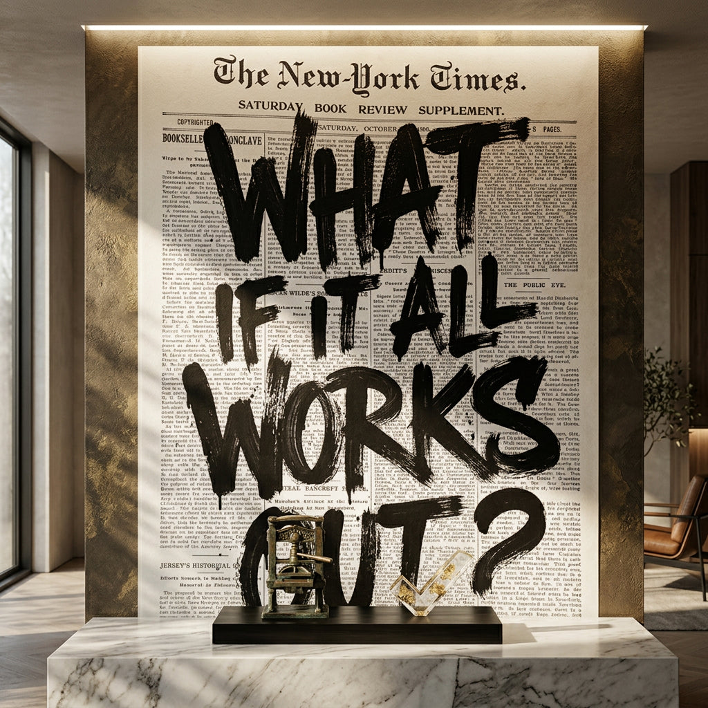 What if it all works out Poster Room