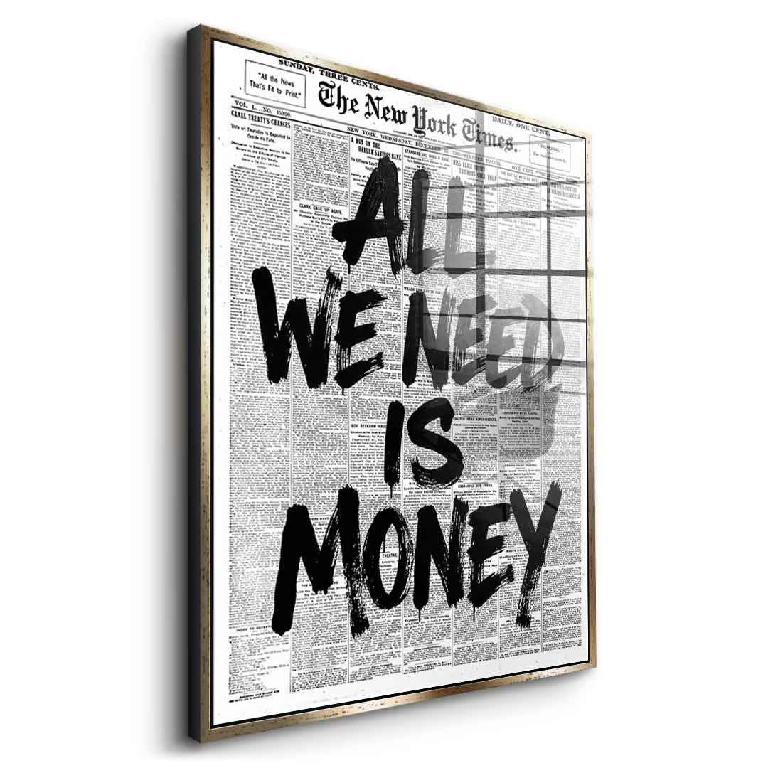 All we need is money - Side Silber