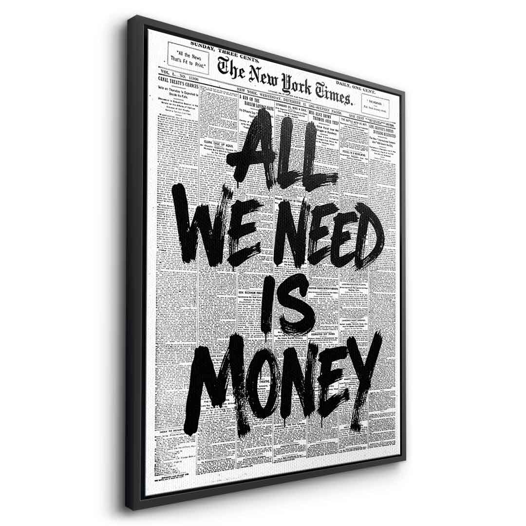 All we need is money - Side Schwarz