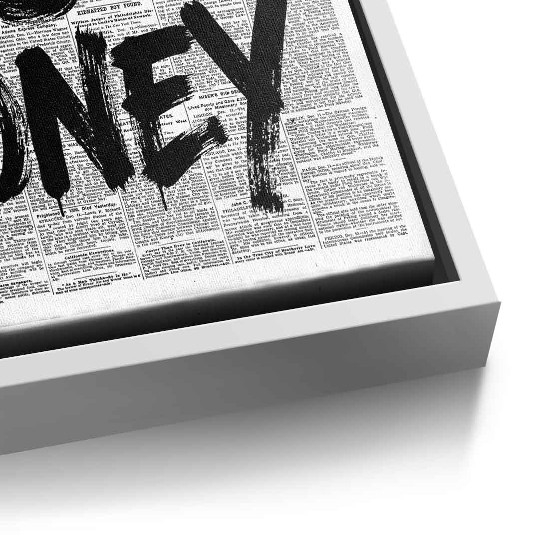 All we need is money - Detail Weiß