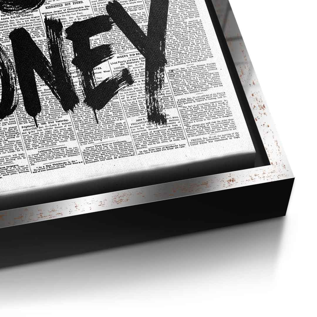 All we need is money - Detail Silber