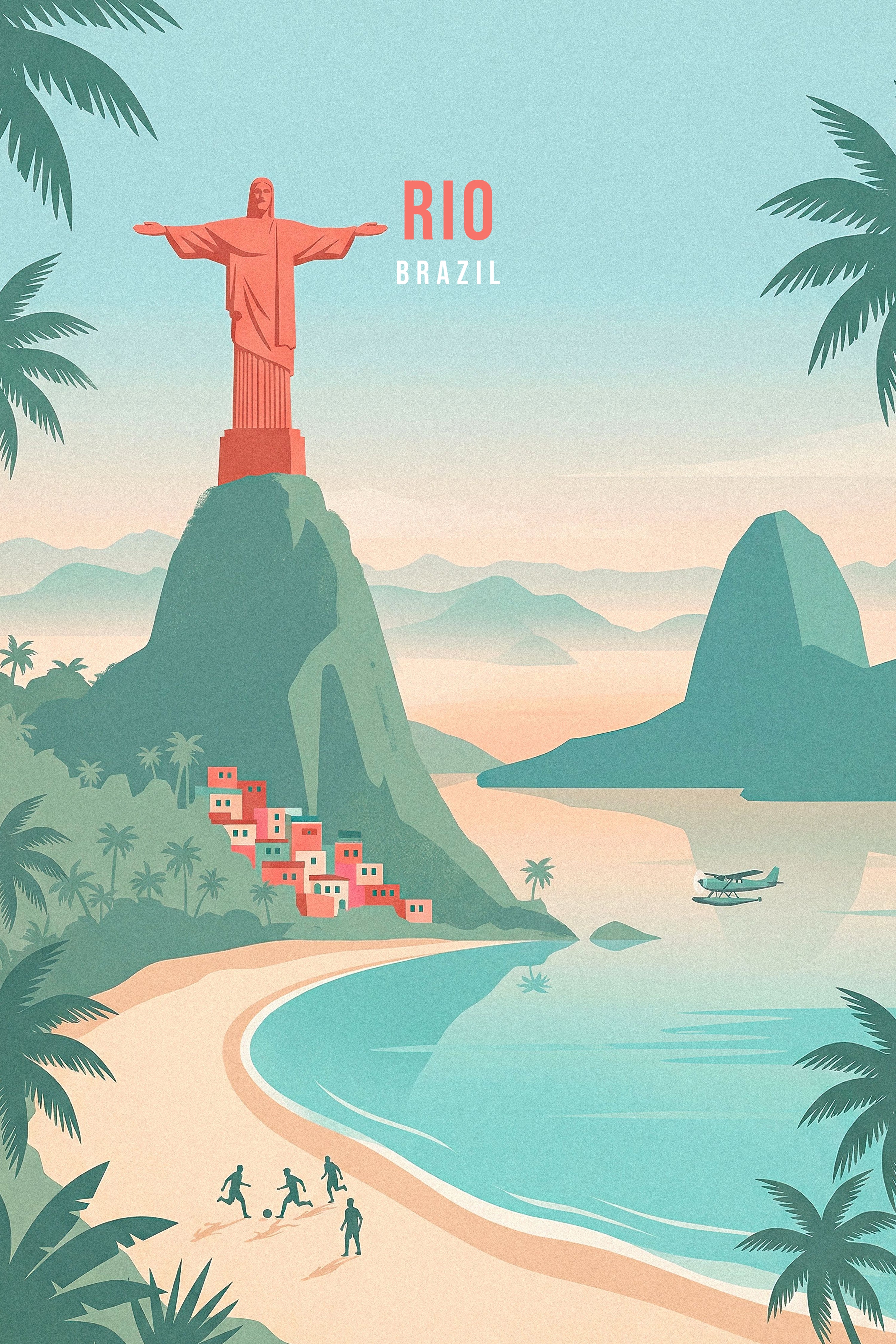 DOTCOMCANVAS Rio Leinwandbild Originalmotiv