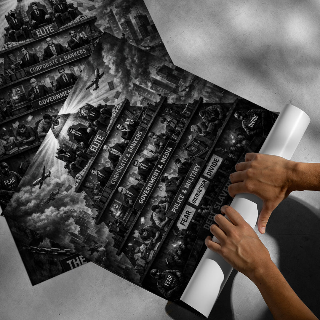Aufgerolltes Poster
