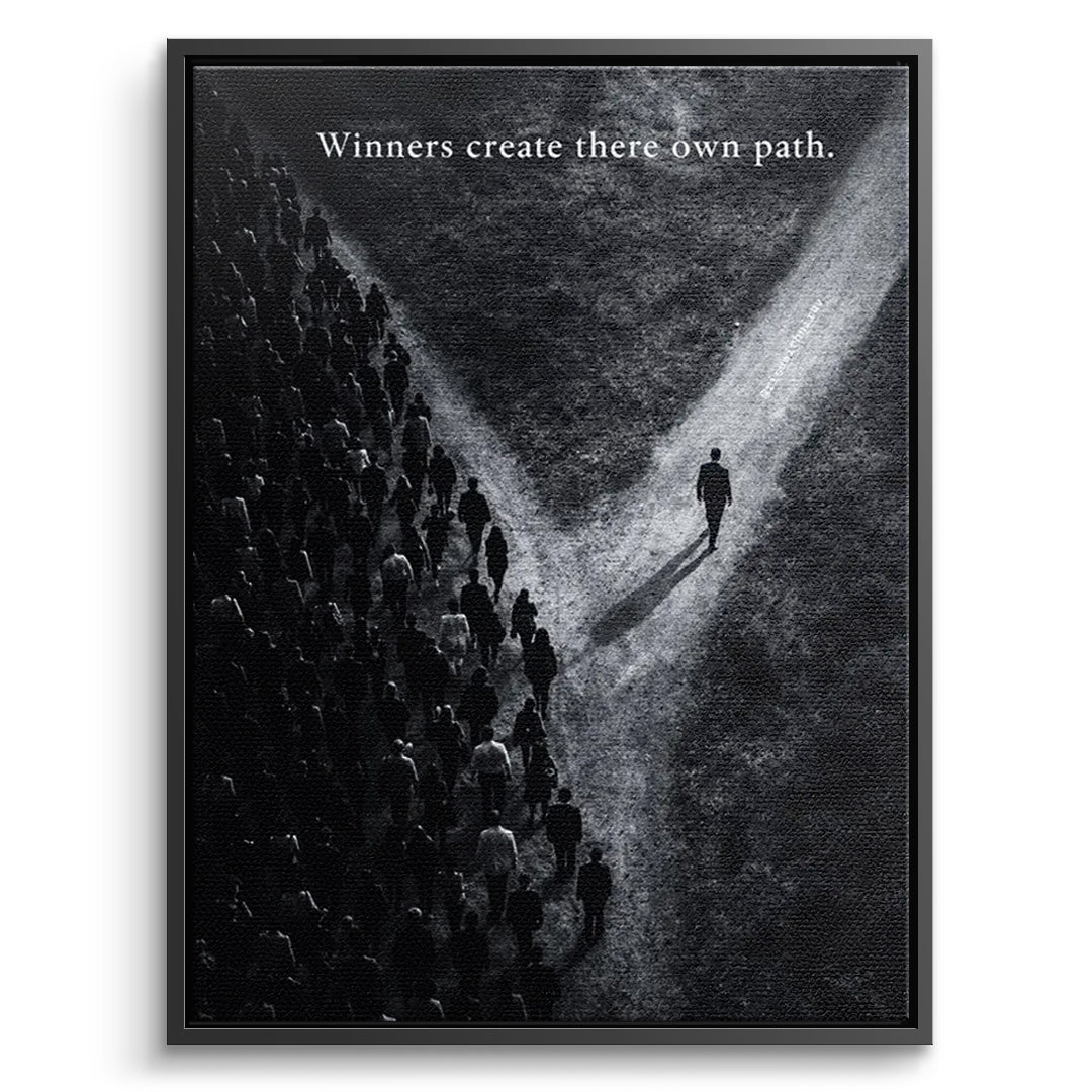 Winners Path Leinwand front_bf