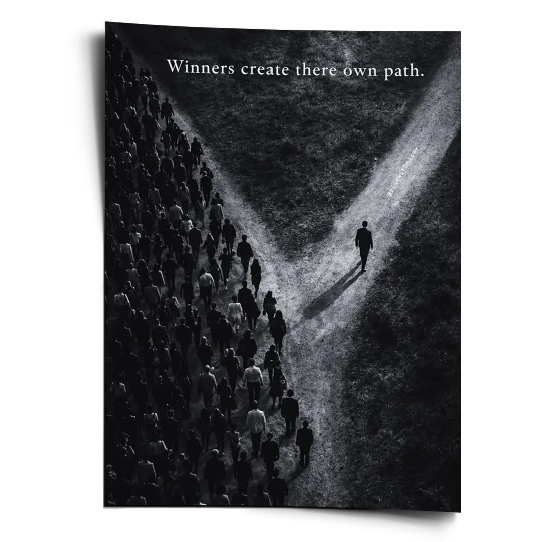 Winners Path Poster front