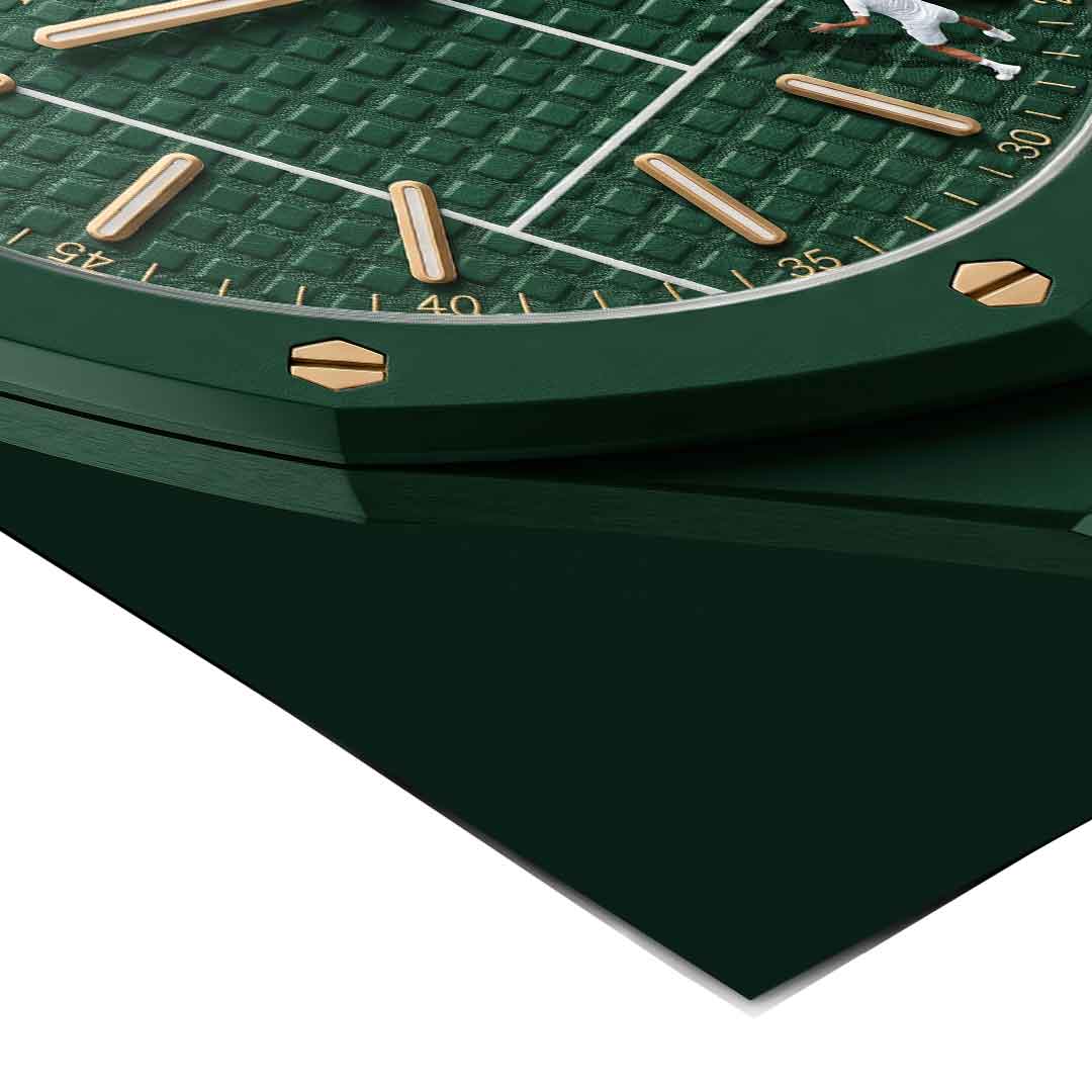 Luxury Timepiece – Tennis Poster Ecke Detail