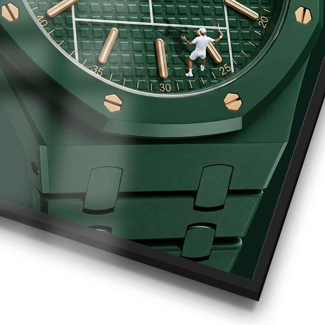 Luxury Timepiece – Tennis Poster Detail Rahmen