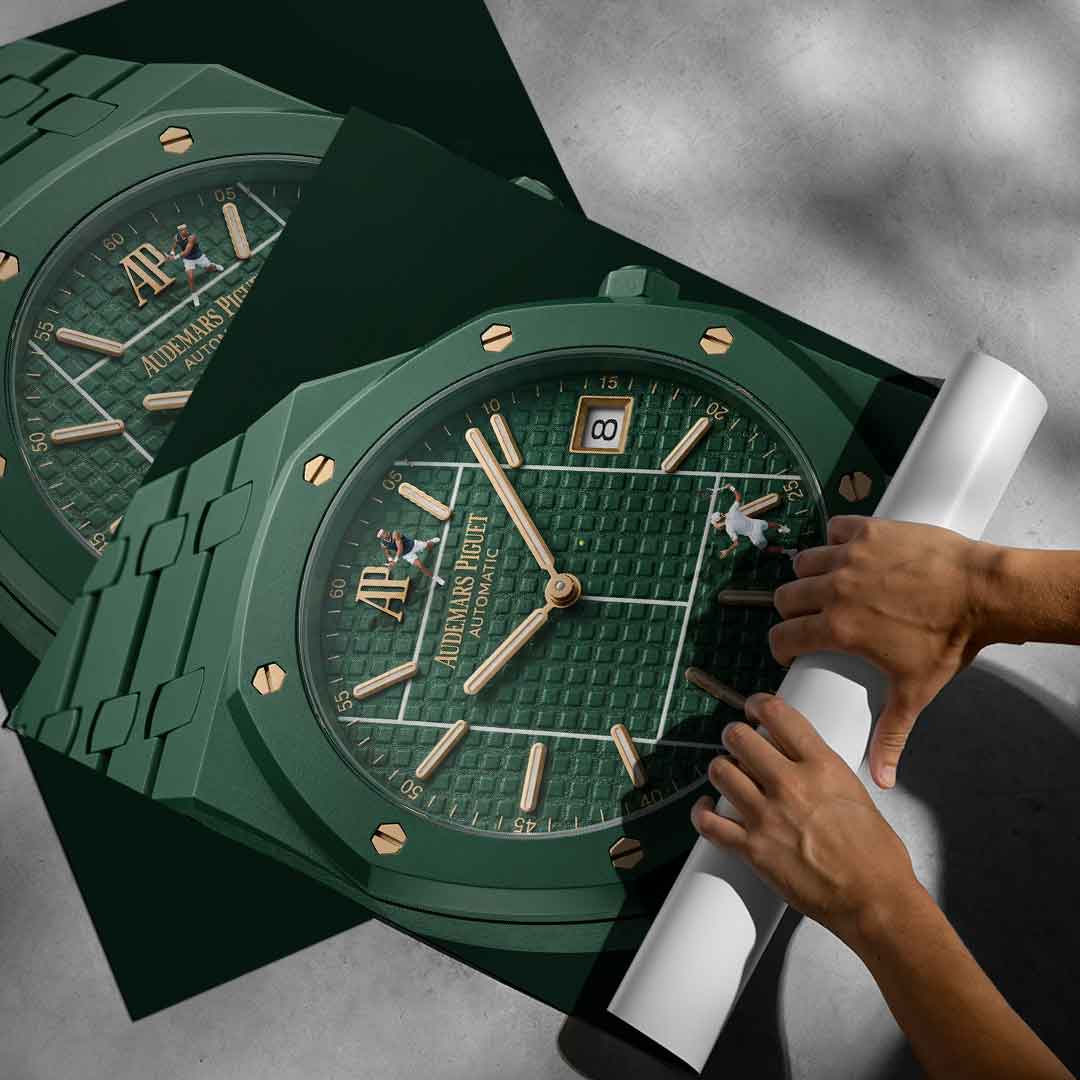 Luxury Timepiece – Tennis Poster Rollup