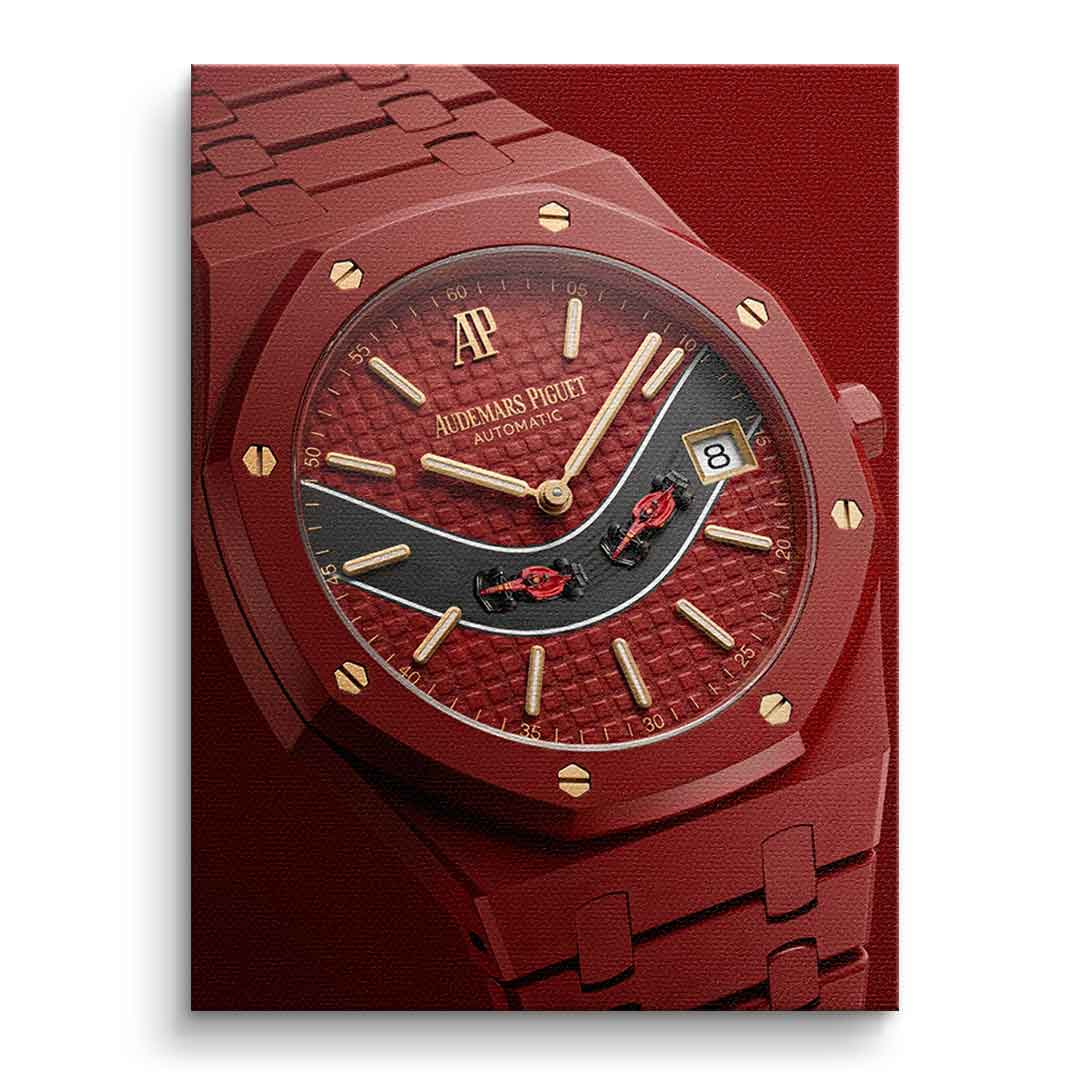 Luxury Timepiece Formula 1 Leinwandbild ohne Rahmen