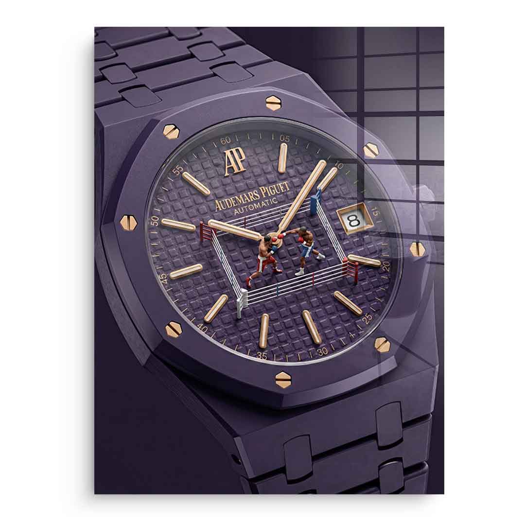 Luxury Timepiece – Boxing Acrylglasbild ohne Rahmen