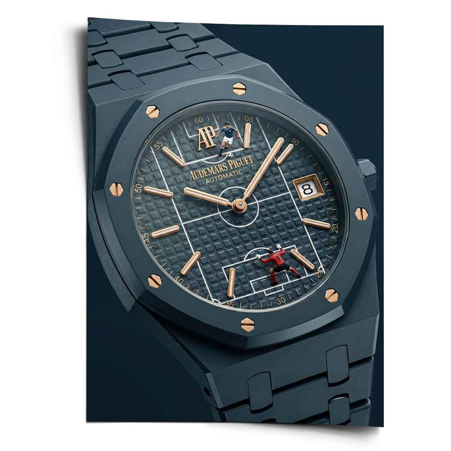 Luxury Timepiece – Football - Poster – Vorderseite