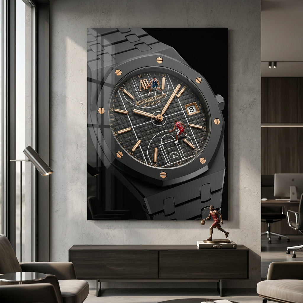 Luxury Timepiece – Basketball - Acrylglas