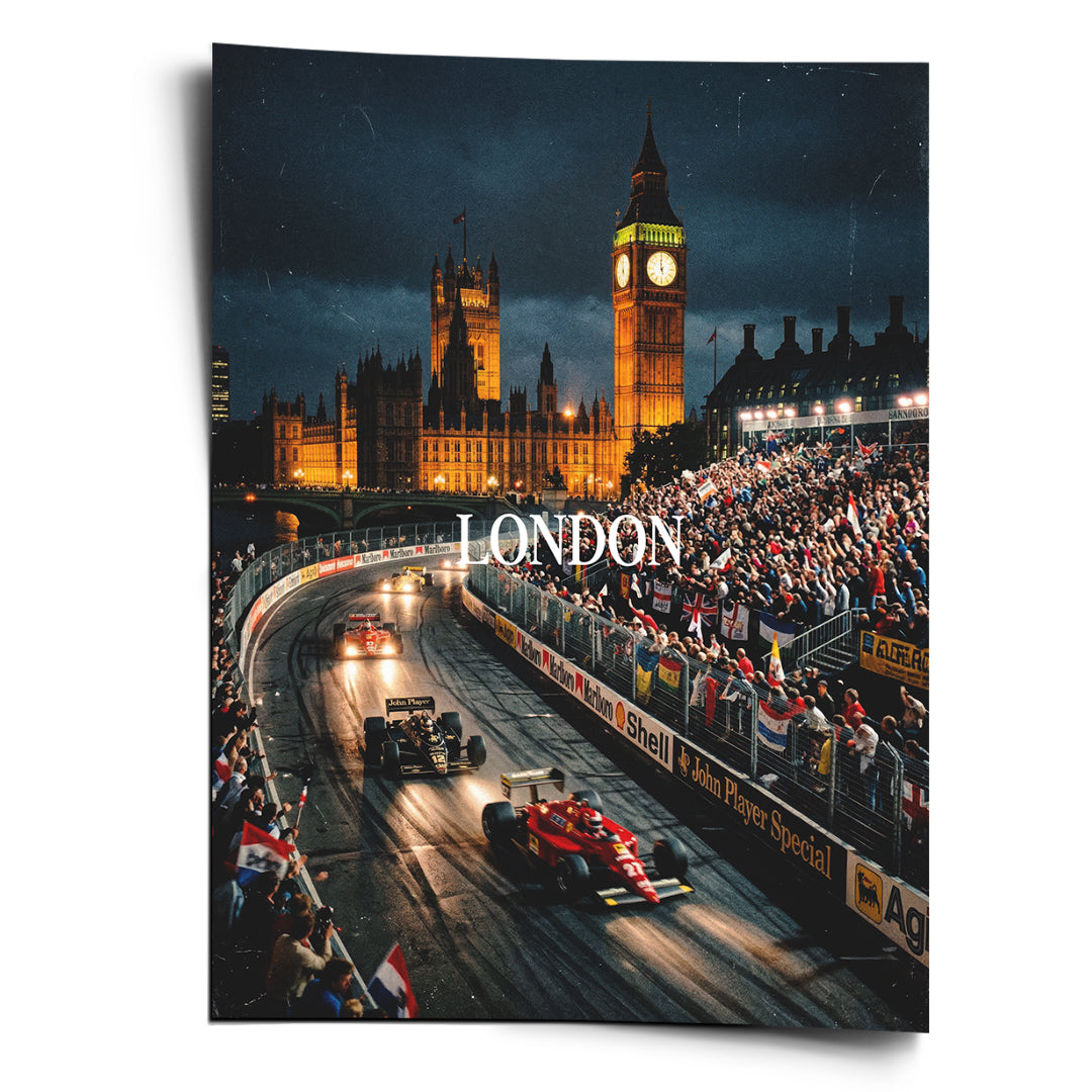 London F1 Poster