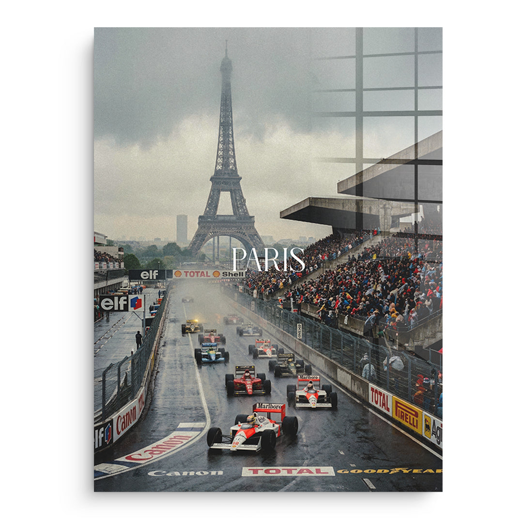 Paris F1 Acrylglas - Ohne Rahmen