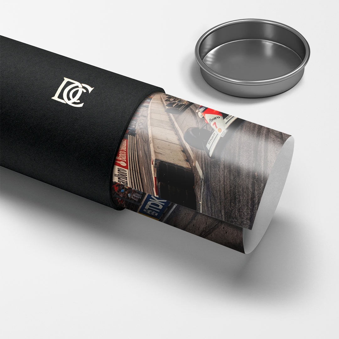 DOTCOMCANVAS Barcelona F1 Poster Versandverpackung