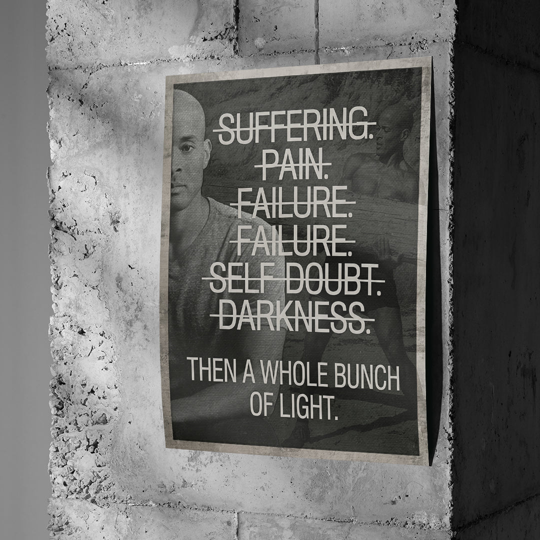 Goggins Mindset Poster Beton Wall