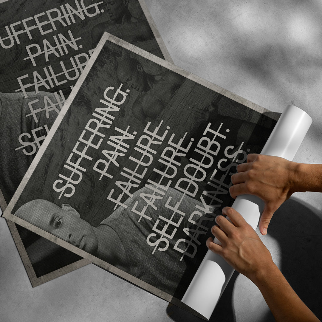 Goggins Mindset Poster Rollup