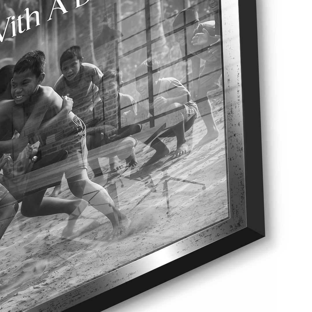 Dream Wrestling Acryl Detail Silver Frame